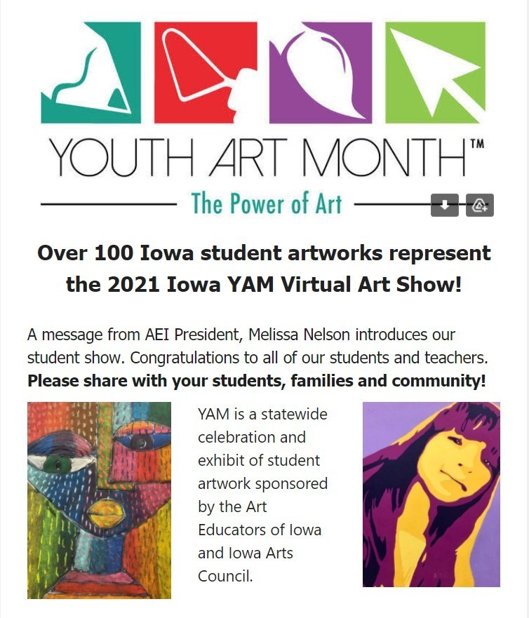 2021 YAM Winners and WVC Art Show Accolades for West Monona