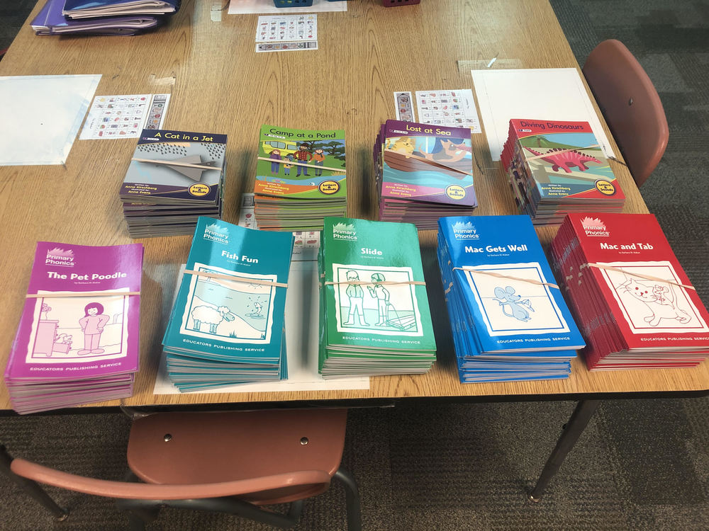 donated decodable books