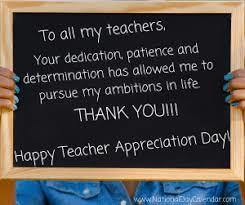 National Teacher Appreciation Day
