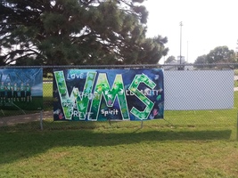 MS Art students showing Spartan Pride!