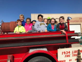 First Graders Visit Fire Station